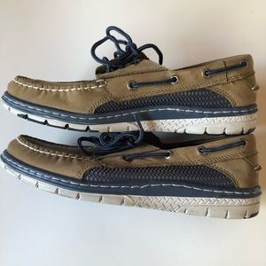 Sperry Topsider Men’s Blue/Tan Moccasin 8